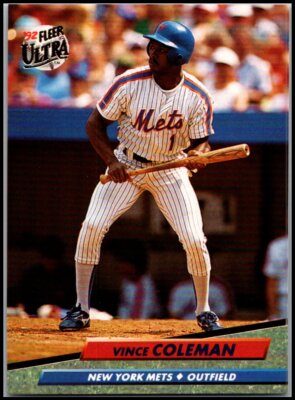 1992 Fleer Ultra #229 Vince Coleman - FREE SHIPPING! | eBay