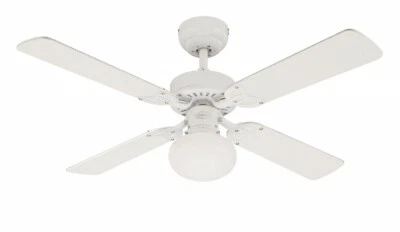 Westinghouse Design Deckenventilator Lampe mit Zugschalter VEGAS Weiß 105 cm - Bild 1 von 4