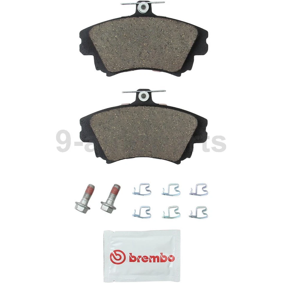 Pastilhas de freio dianteiras de cerâmica Brembo OE para 2000 2001 2002 2003 2004 Volvo S40 - Imagem 3 de 4