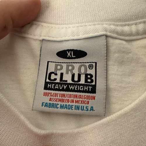 Afro Man - "Because I Got High" - Camicia Bianca - XL Vintage Pro Club Afroman - Foto 8 di 9