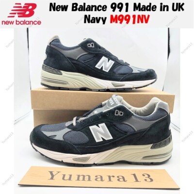 New Balance 991 Made in UK Navy M991NV Men's Size