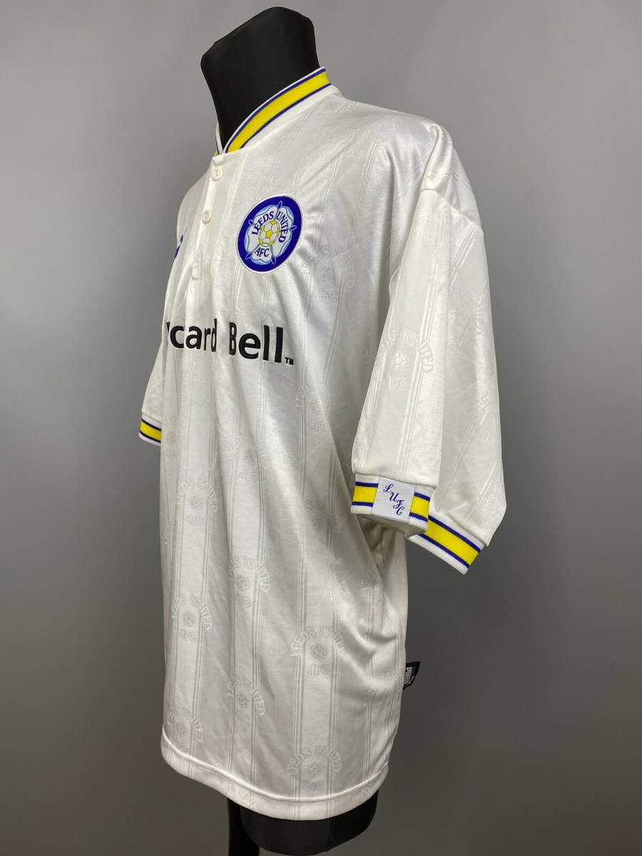 LEEDS UNITED 1996 1998 SHARPE HOME SHIRT FOOTBALL SOCCER