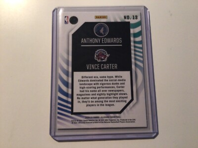 2020-21 Panini Illusions Anthony Edwards/Vince Carter Rookie