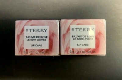 2 Pack By Terry Baume de Rose Lip Care Sample 0.1 oz/3 g Nourishing Lip Balm 