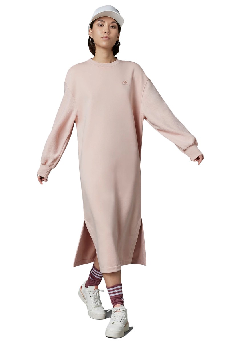 Adidas Women's Sportswear Fleece Dress, Vapour Pink | eBay