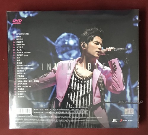 Jay Chou THE INVINCIBLE Concert Tour Taiwan DVD (Special Metal Package) - Imagen 2 de 3