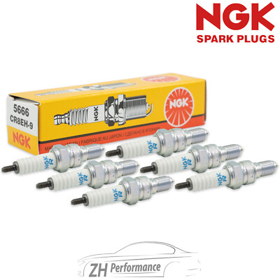 6x NGK 5666 CR8EH-9 Zündkerze für Daelim Honda CB CBF CBR 600 750 900 1000