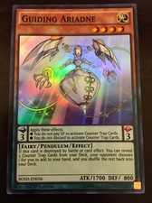 BOSH-EN036 Yugioh! GUIDING ARIADNE 1st Ed SUPER RARE PENDULUM Near Mint x1