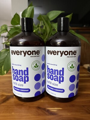Everyone For Every Body Hand Soap Refill ~ 2 X 32 oz ~ Lavender + Coconut