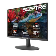 New 22-Inch Gaming Monitor, FHD 1080p, Up to 144Hz, HDMI, DisplayPort, Built-...