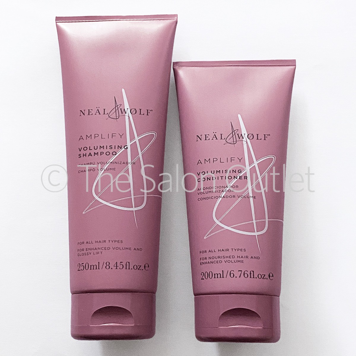 Neal & and Wolf Amplify Volumising Shampoo 250ml & Conditioner 200ml Duo Pack