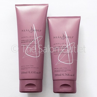Neal & and Wolf Amplify Volumising Shampoo 250ml & Conditioner 200ml Duo Pack