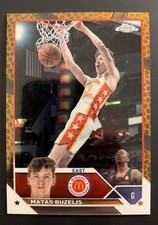 Matas Buzelis 2023 Topps Chrome McDonald's All American Basketball Refractor /25