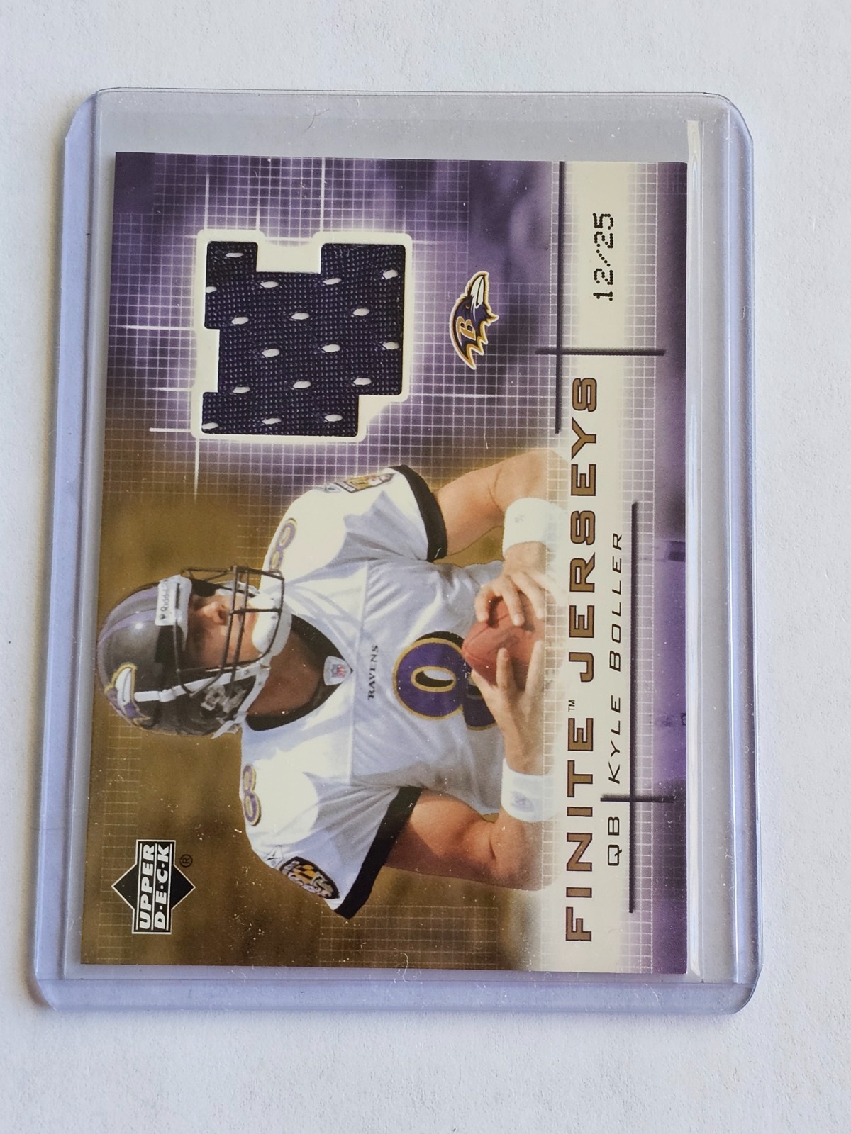 Kyle Boller Upper Deck Finite Finite Jerseys #FJKB Finite Jerseys-Gold