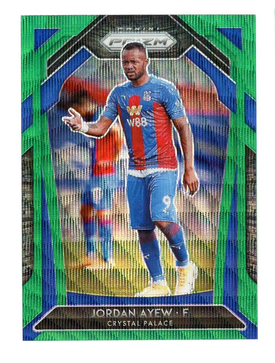 2020-21 Panini Prizm Premier League Green Wave Prizm Jordan Ayew #72