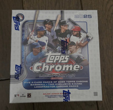 2025 MLB Baseball Topps Chrome LOGOFRACTOR Sealed Box