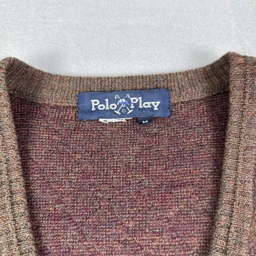 Polo Play By Ralph Lauren Wool Sweater Vest Multicolor Mens Medium image 3