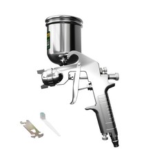 Seenda Lvlp Air Spray Paint Gun Kit 1.3mm Nozzle 400cc Cup Automotive Car Diy