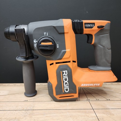 #ad Ridgid R86712B 18V Brushless Cordless 1 quot; SDS Plus Rotary Hammer 4 NO DEPTH ROD $130.00