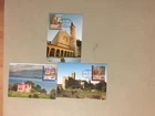 Set of three Israel CHURCHES maxi cards