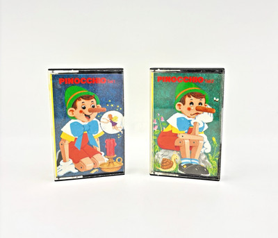 Pinocchio Teil 1 und 2 Hörspielkassette MC Tape Kassette 
