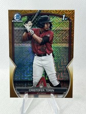 Cristofer Torin - 2023 Bowman Chrome #BCP-204 Gold Mojo /50 1st Bowman