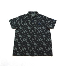 Nike Florida Gators UF Dri Fit Black Button Up Polo Shirt Sz XL NEW DZ5042 010