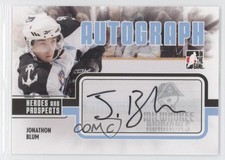 2009-10 ITG Heroes and Prospects Auto Jonathon Blum #A-JBL Auto 0c2