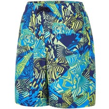 Speedo Boys Kids Astro Ignite Printed 17" Swimming Swim Shorts - Navy - XSB