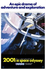 2001: A SPACE ODYSSEY (1968) one sheet  27"x41" KUBRICK -style "A" movie poster!