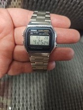 Rare Casio A158W Classic Chronograph Vintage Watch Malaysia Original Working