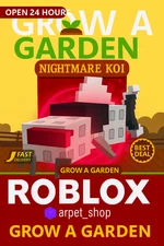 [🐶] NIGHTMARE KOI 12kg - Roblox GROW A GARDEN - FAST DELIVERY