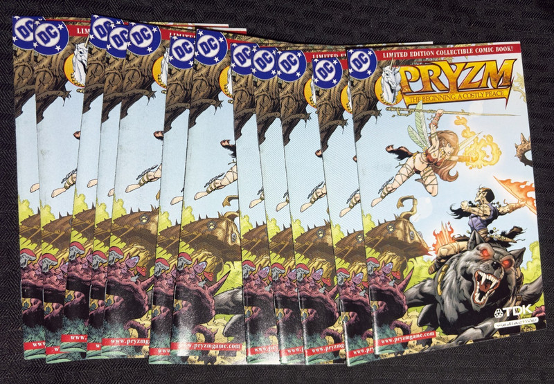 2002 PRYZM The Beginning: A Costly Place Promo Comic VF+ 7.5 LOT of 12 DC Comics