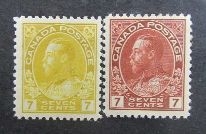 nystamps Canada Stamp # 113 114 Mint OG H $65      L24x916
