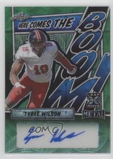 2023 Leaf Metal Green Kaleidoscope 2/2 Tyree Wilson #HCB-TW1 Auto 0u66