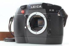 [ N MINT w/Strap] Leica R8 Black 35mm Film SLR Camera Moter Winder R8 From JAPAN