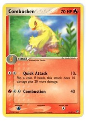 Combusken 25/97 EX Dragon Uncommon Pokemon Card