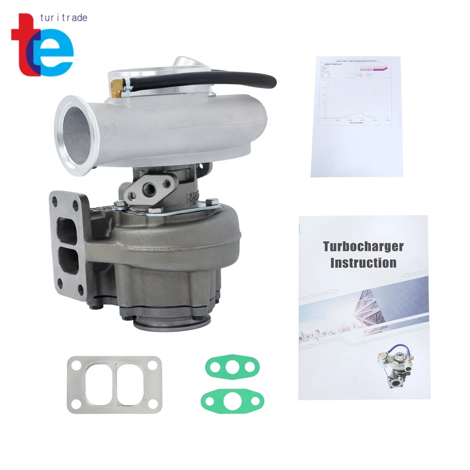 Turbocharger Turbo HX35W 1994 1995-1998 For Dodge Ram 2500 5.9L 3598898 3538882 - Image 4 of 4