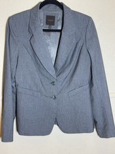 The Limited Gray 2 button Blazer Women  s 10 Classic Career