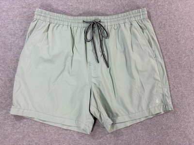 Todd Snyder MONTAUK Mesh Lined Swim Trunks (Men's Large) Green - 6''