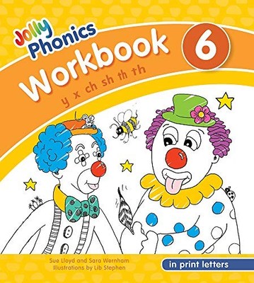 Jolly Phonics Workbook 6 in Print Letters, Lloyd, Wernham 9781844146802 New..