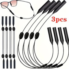 3x Adjustable Eyeglasses Neck Strap Sunglasses Holder Cord Sport Glasses String