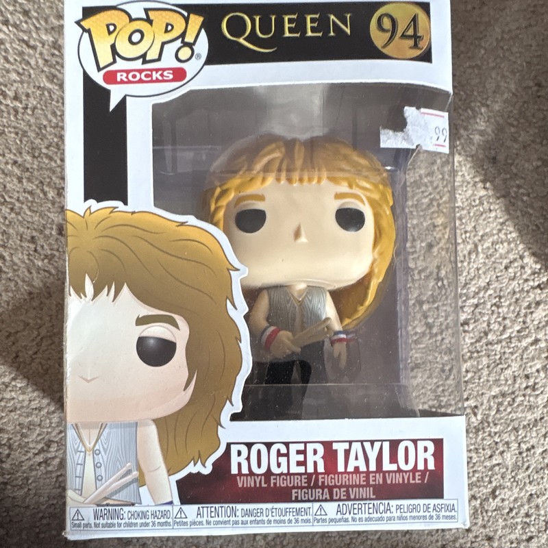 Funko Pop! Rocks Queen Roger Taylor Pop! Vinyl Music Figure #94