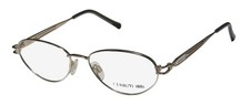 NEW CERRUTI 1881 C1206 EYEGLASS FRAME 51-16-130 C VINTAGE FULL-RIM GOLD OVAL