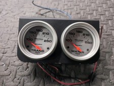 Autometer Transmission And Water Temperature Gauge Pair Pod 2-58 Short Sweep