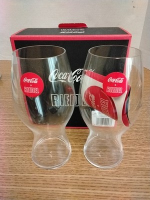 Coca-Cola RIEDEL Glass Cups Set Of Two