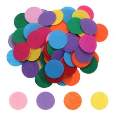 500pcs Round Felt Circles 40mm 1-1/2" Craft Felt Non-Woven Fabric Pad