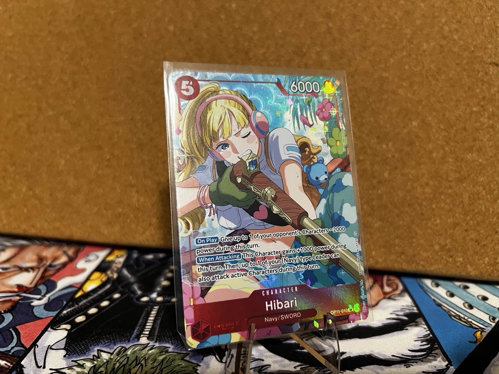 Hibari (Alternate Art) OP11-010 A Fist of Divine Speed Foil