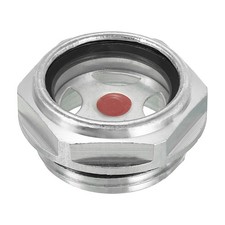 Air Compressor Oil Sight Glass G 1" Aluminum Oil Liquid Level Gauge