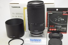 TAMRON 70-300mm F4.5-6.3 Di III RXD A047 SONY E-mount lens with original box, le
